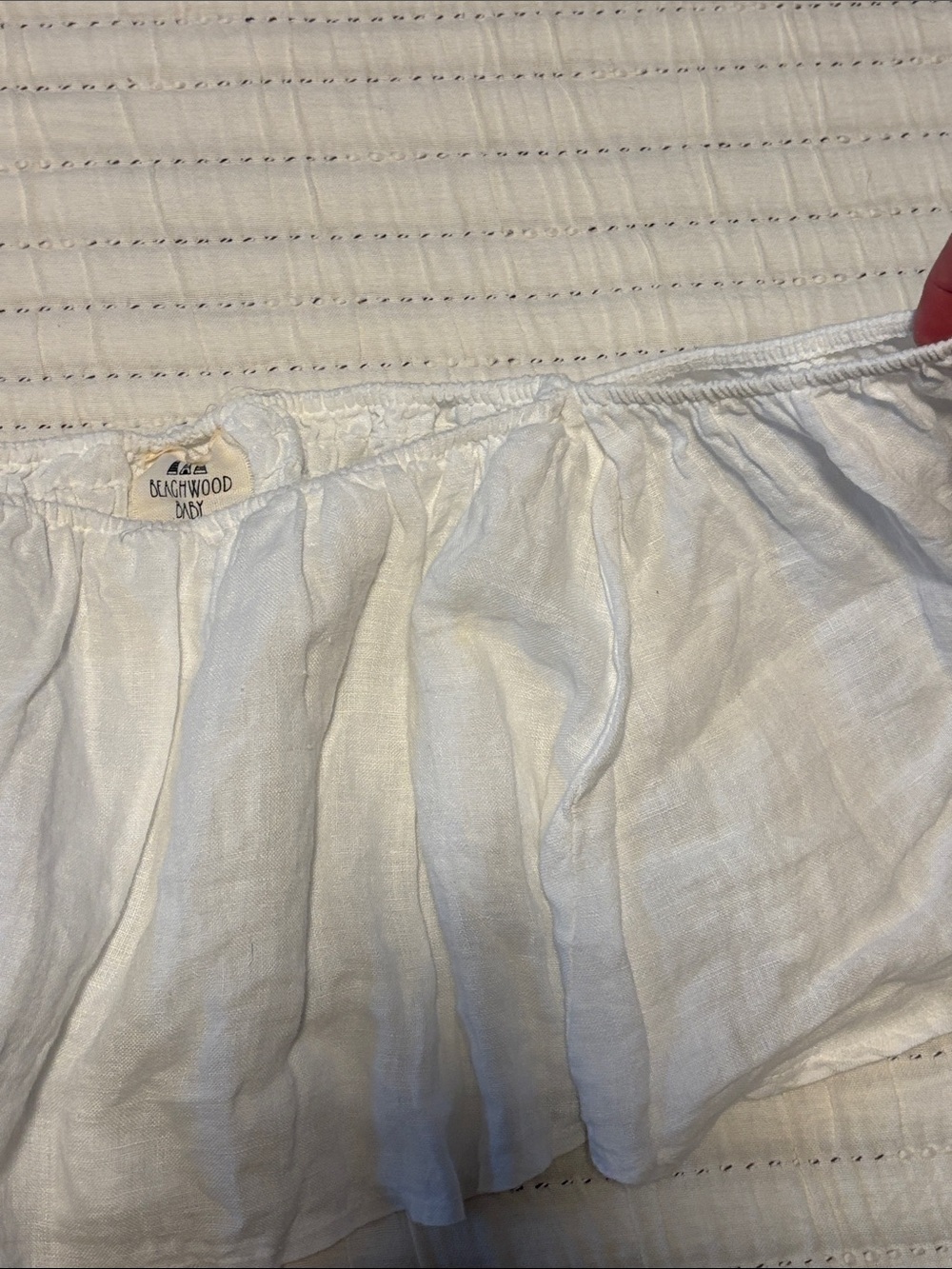 White Off-Shoulder Crop Top - Women's - Picture 4 of 4